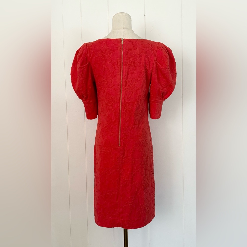 Lilly Pulitzer Knowles Elbow Sleeve Knit Jacquard Mini Dress in Ruby Red Small - Picture 9 of 14